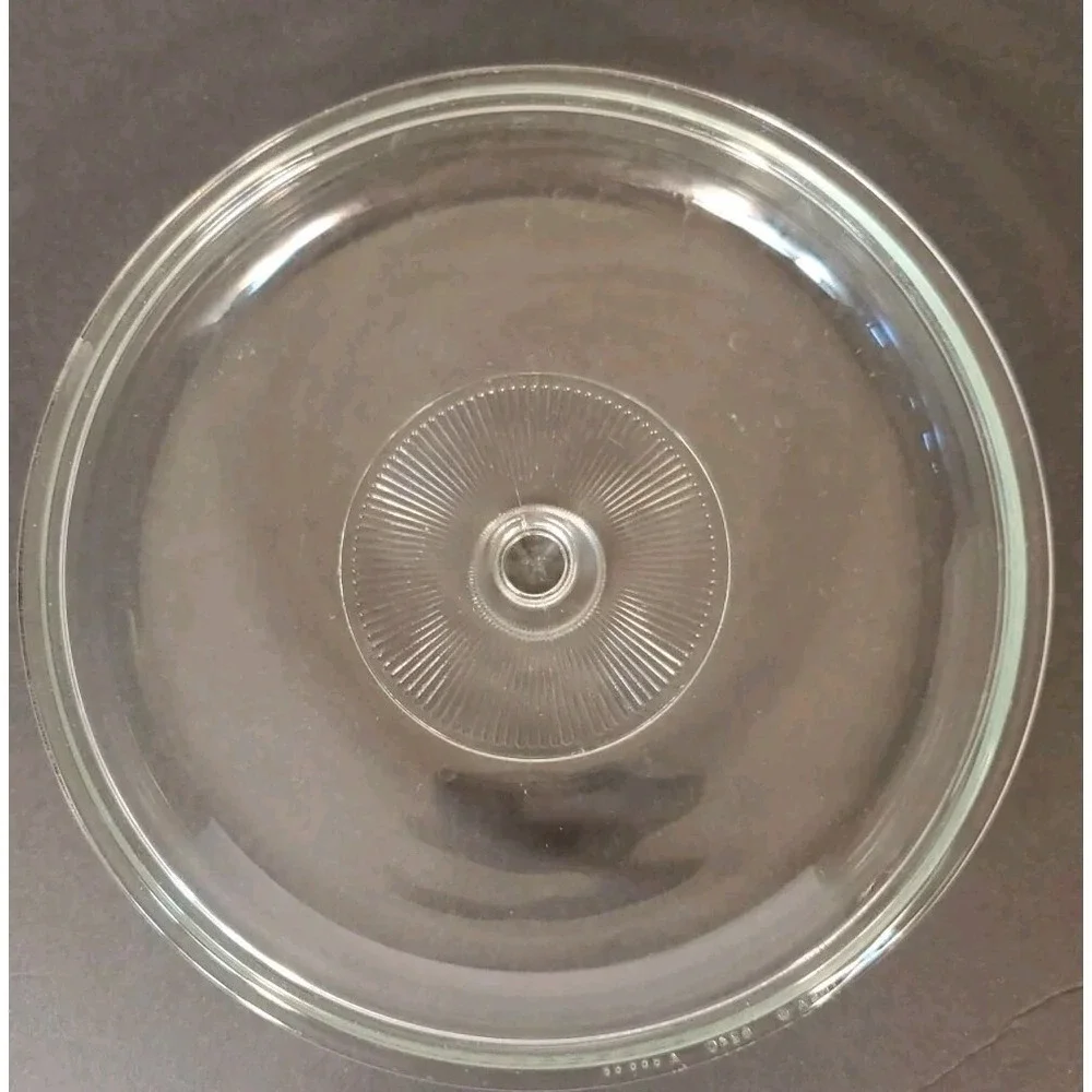 Vintage Pyrex 624 C Clear Glass Replacement‎ Casserole Lid 8.5 Inch Round 024